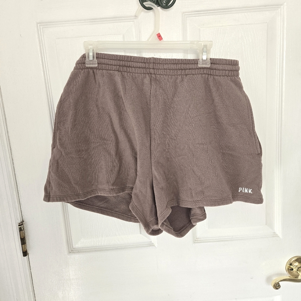 PINK Victoria's Secret Brown Athletic Shorts Relaxed Fit